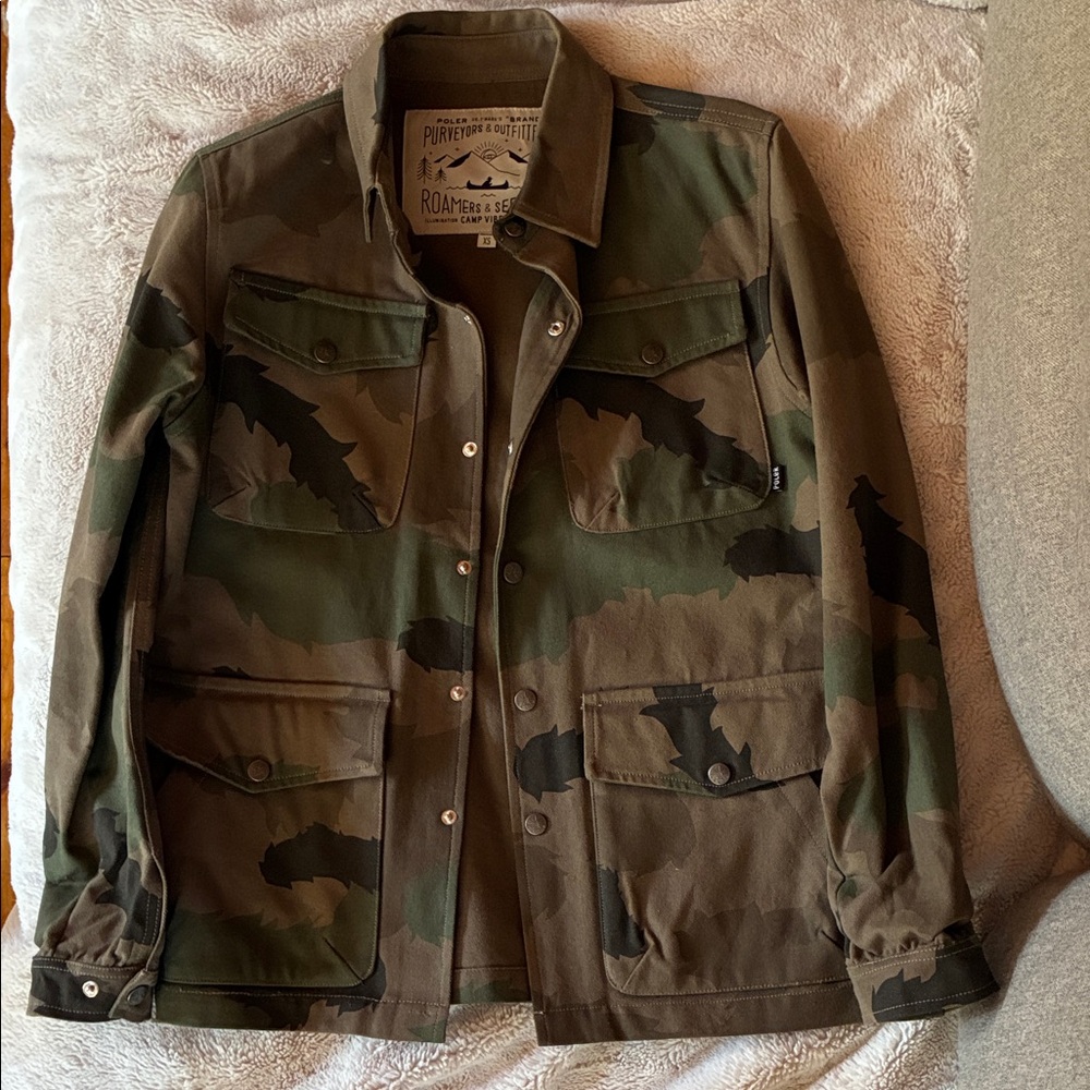 Olive Camouflage Field Jacket